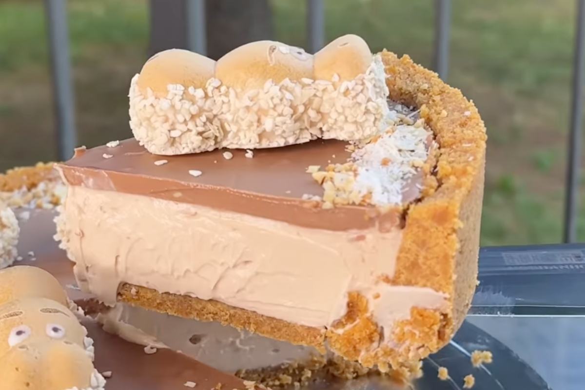 fetta di Happy Hippo cheesecake