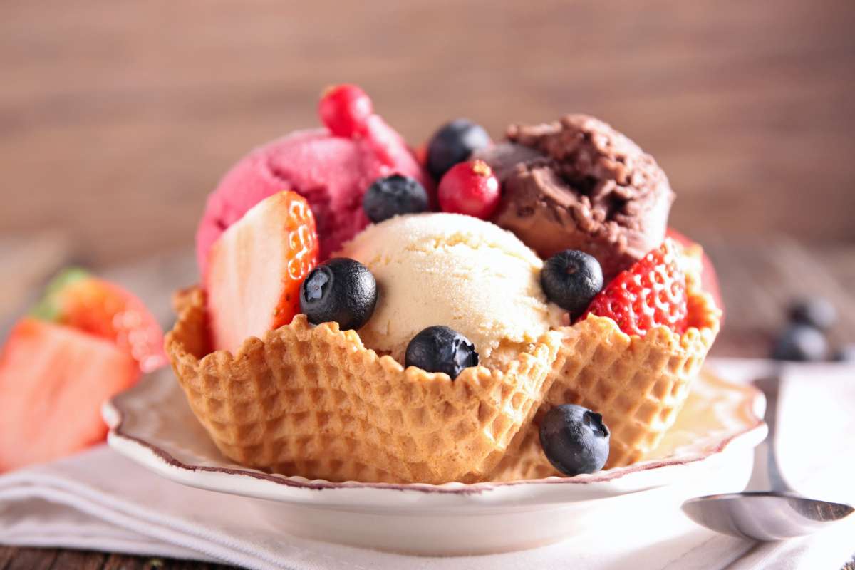 cialda con gelato
