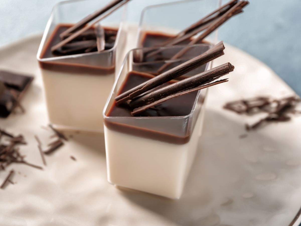panna cotta al cioccolato