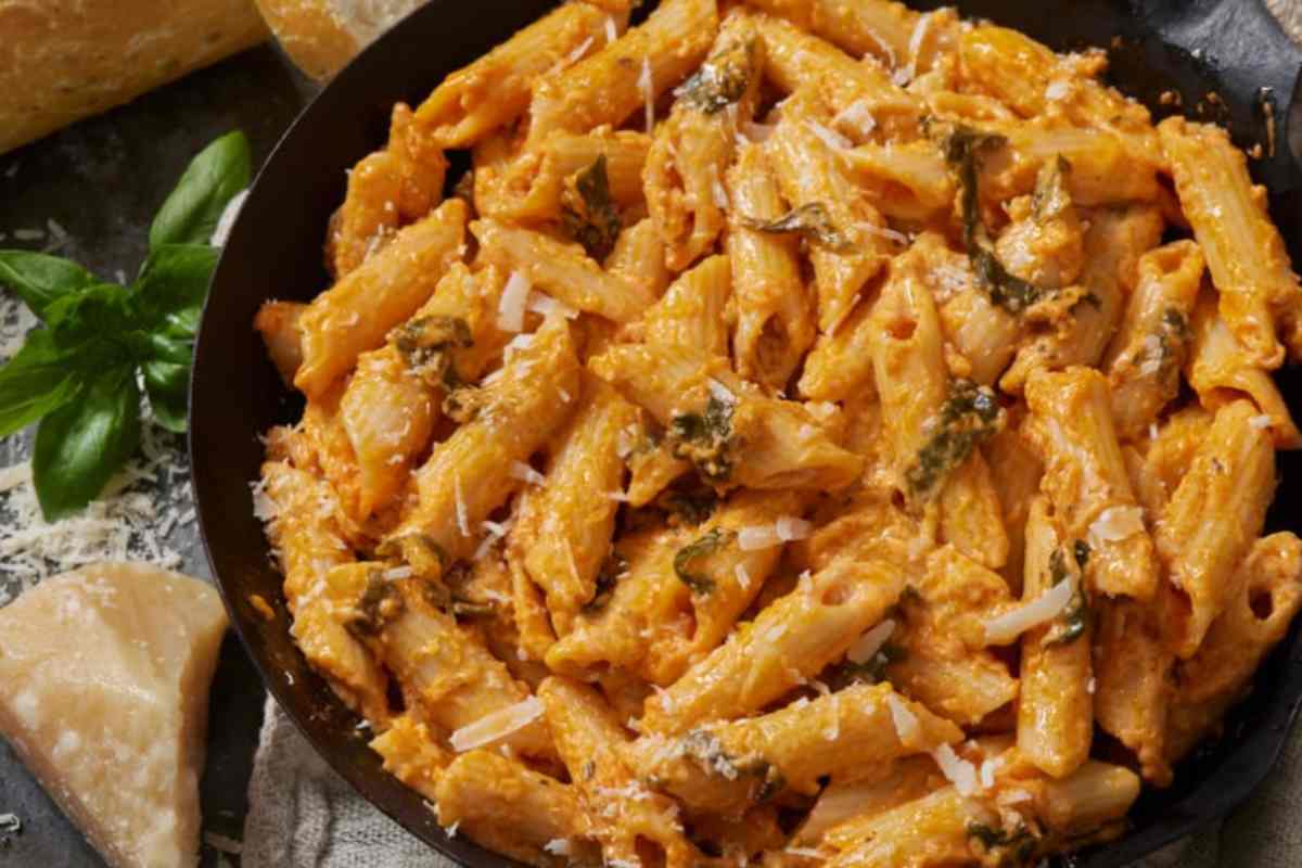 pasta cremosa con aromi e parmigiano