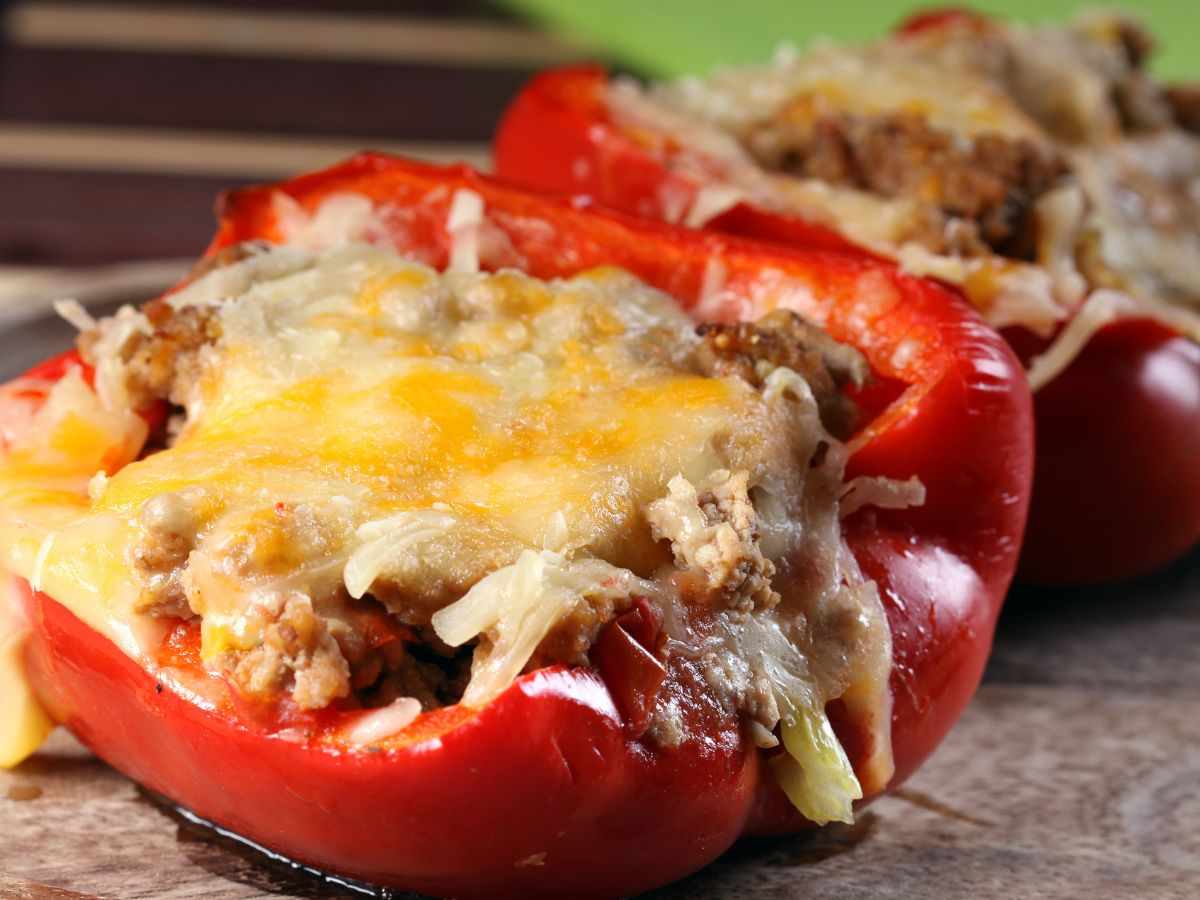 peperoni farciti di formaggio