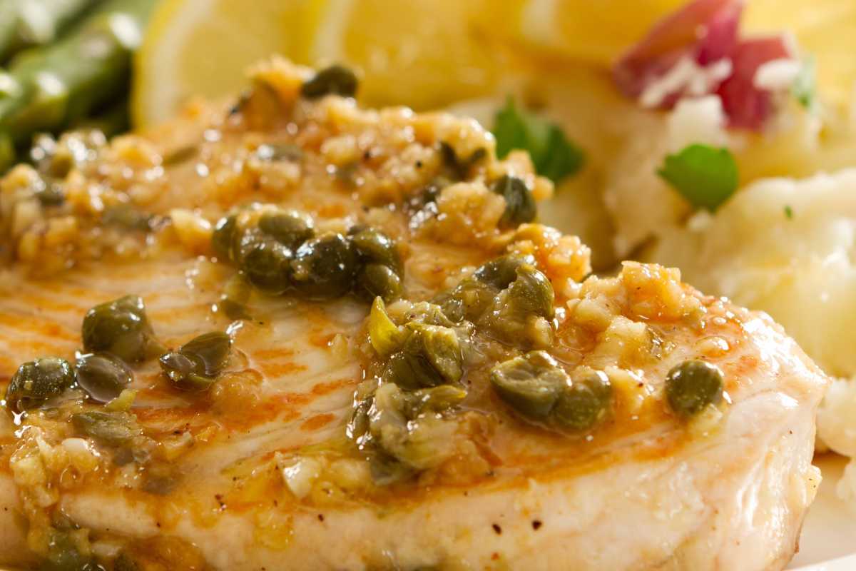 pesce spada e capperi