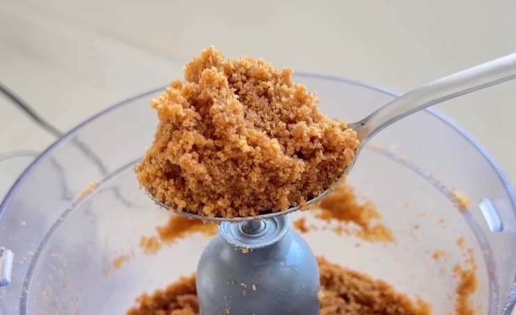 biscotti tritati in un mixer 