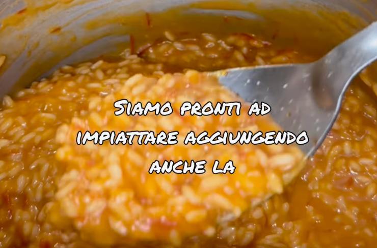 risotto nel tegame