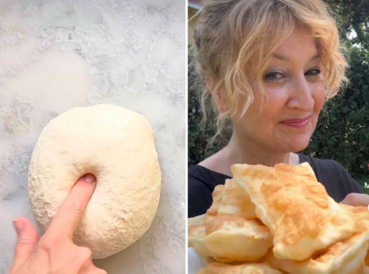 Natalia Cattelani prepara gnocco fritto