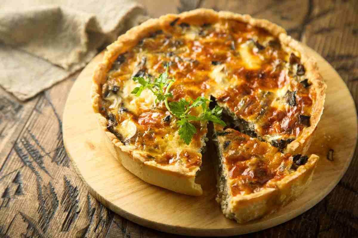torta salata ai funghi