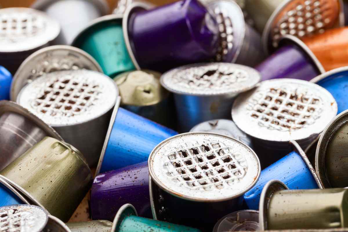 capsule usate del caffè