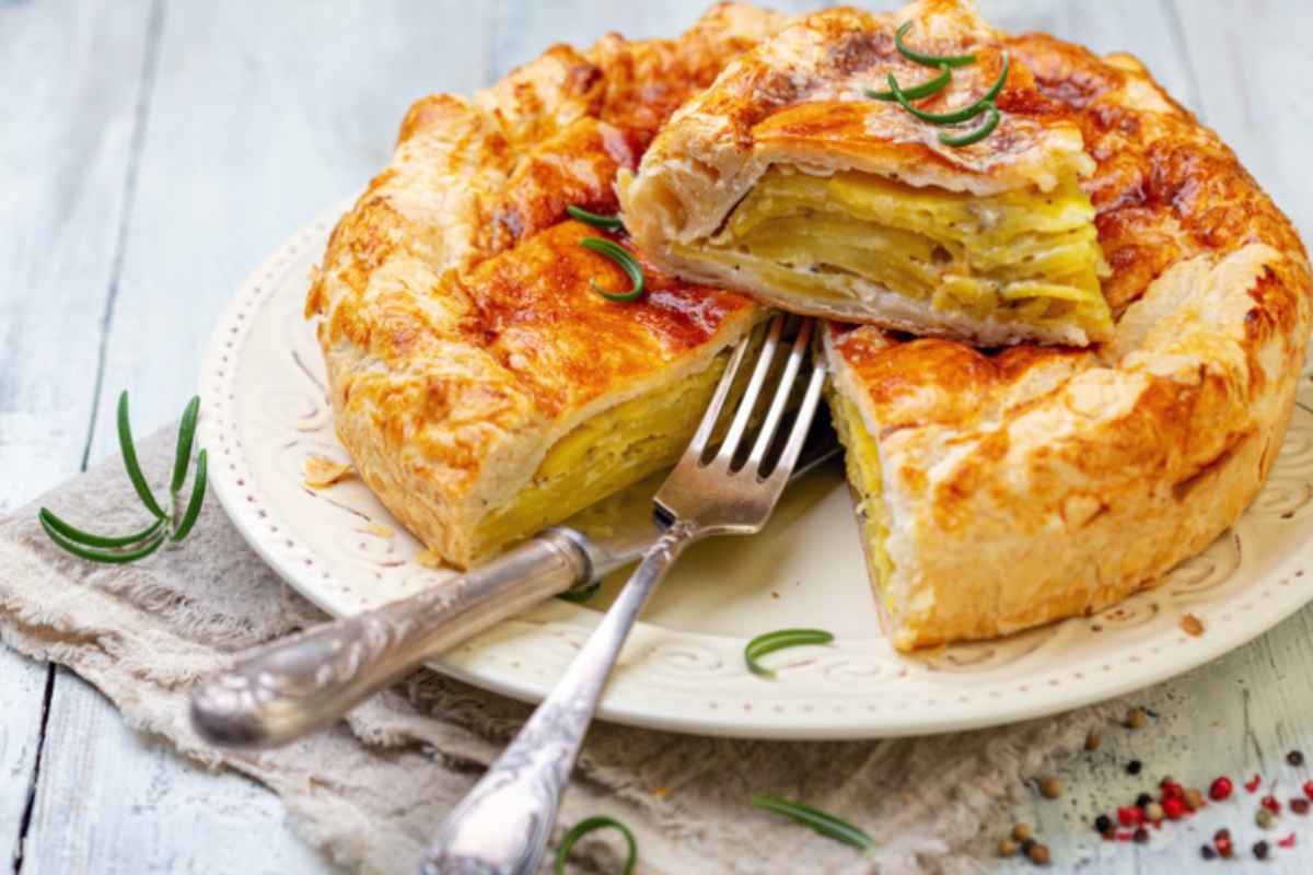torta rustica con patate