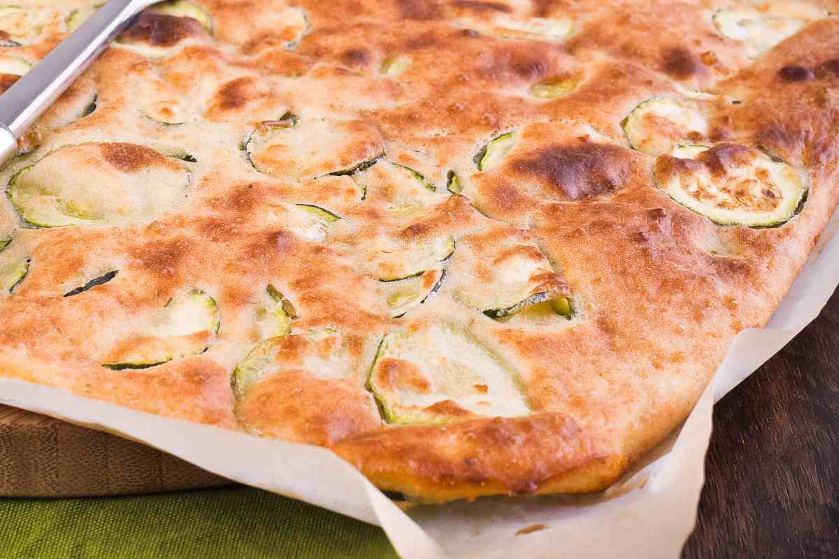 schiacciata di zucchine