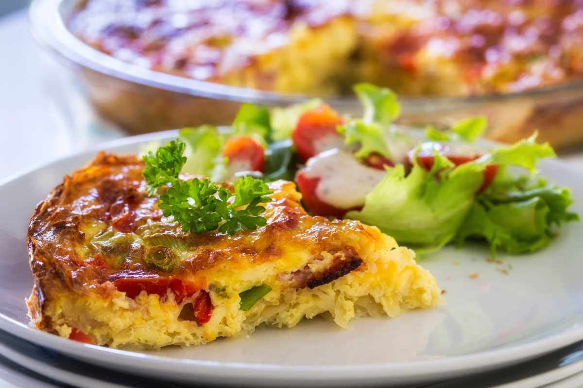 fetta di torta salata