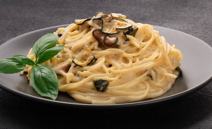 piatto di spaghetti alla Nerano
