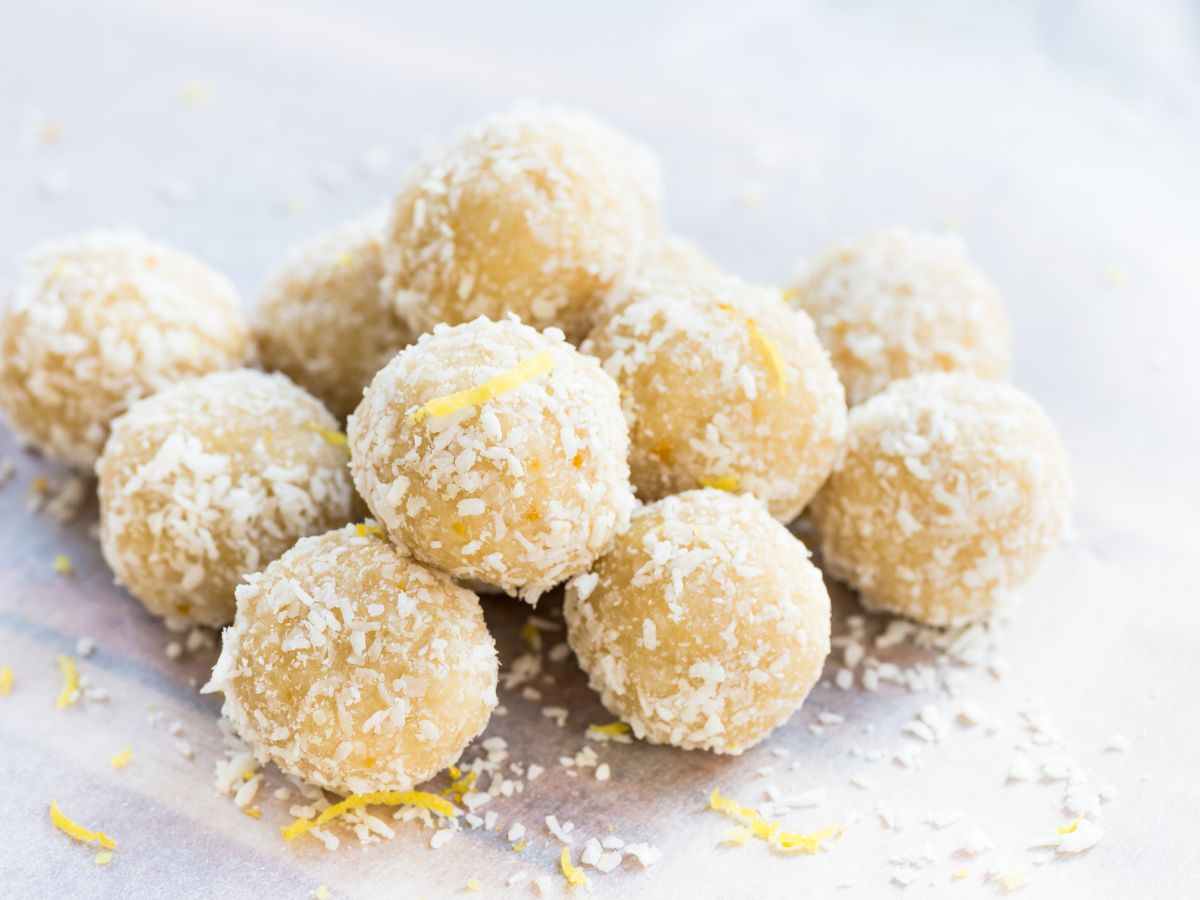 tartufini ricoperti di cocco