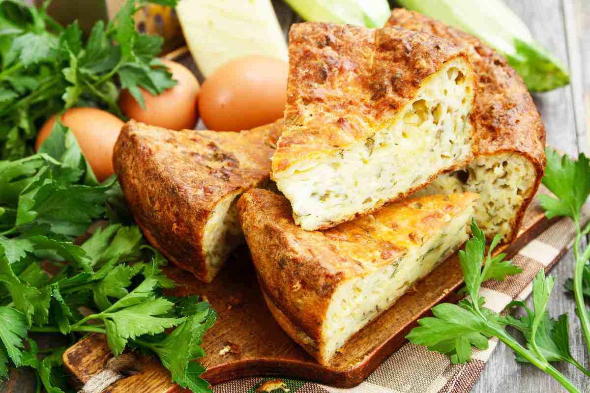torta salata di zucchine