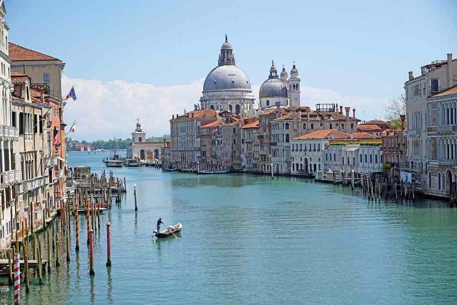 Una veduta di Canal Grande a Venezia