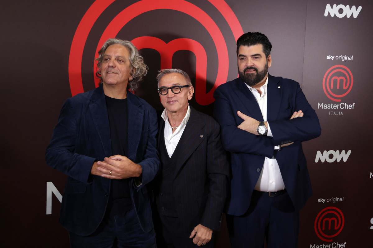 Giorgio Locatelli con Bruno Barbieri ed Antonino Cannavacciuolo