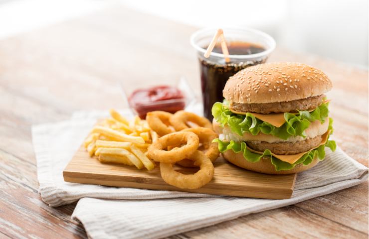 Del cibo da fast food