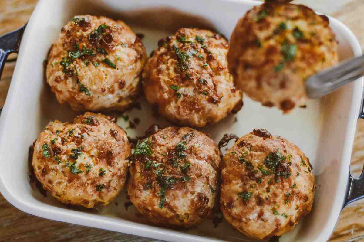 pirofila con polpette di lupini
