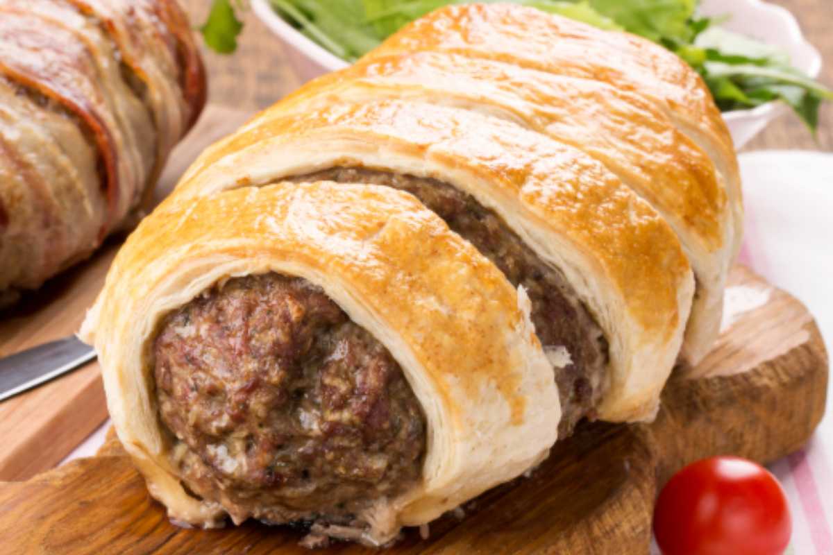 Polpettone in crosta di pasta sfoglia