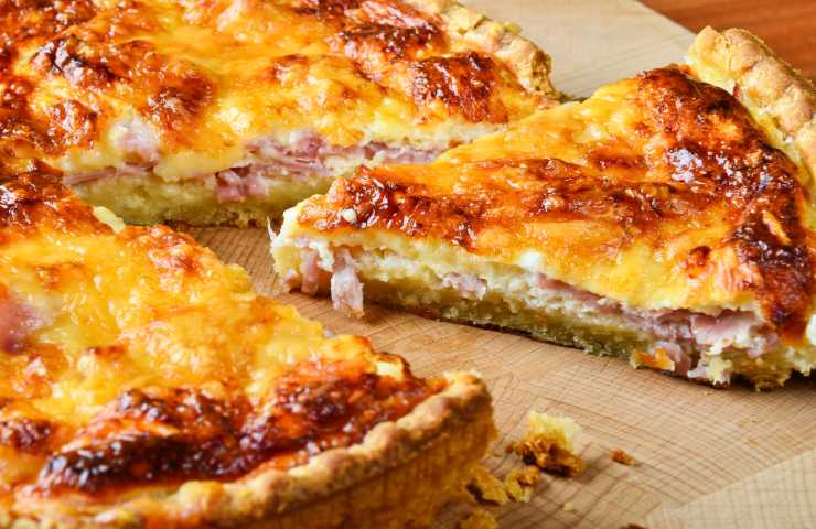 Una fetta di Quiche Lorraine