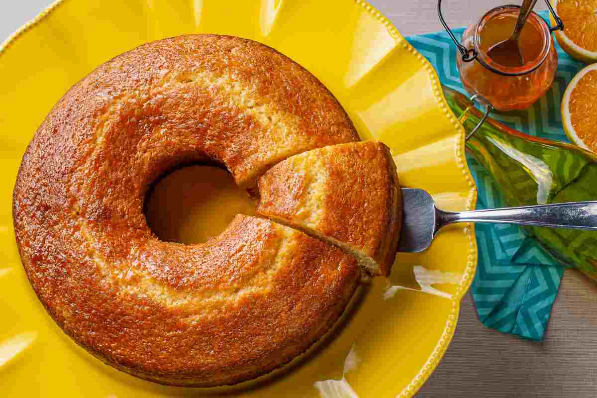 Torta arancia e mandorle