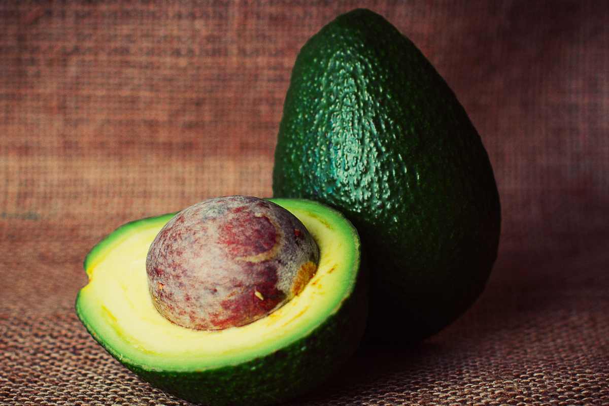 avocado tagliato a metà