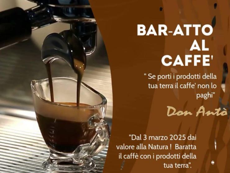 locandina del BAR-atto presso la caffetteria Don Antò