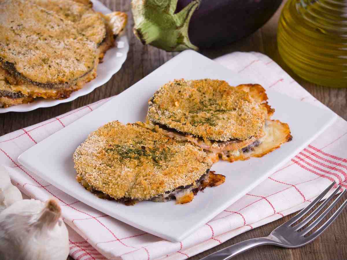 cotolette di melanzane panate