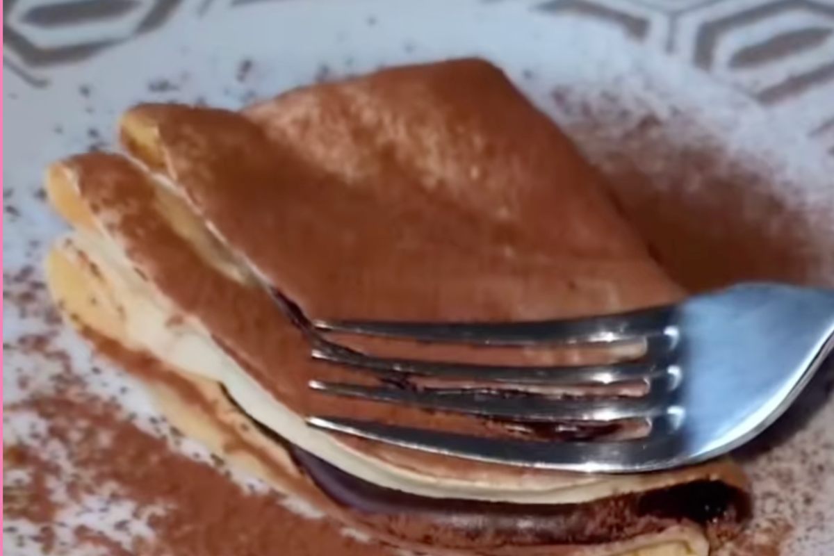 piatto con crepes