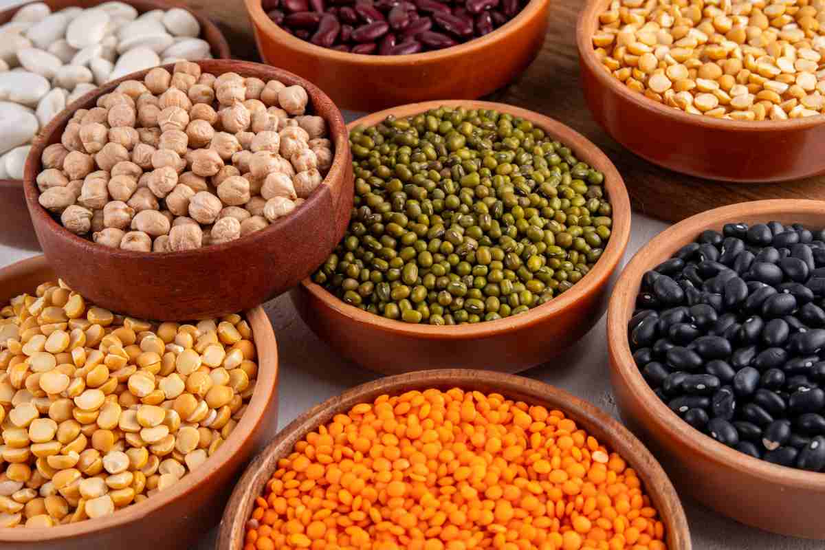 fagioli, piselli, lenticchie e ceci secchi