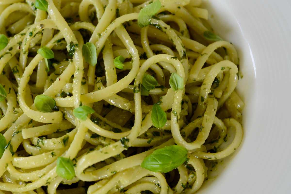 linguine al basilico