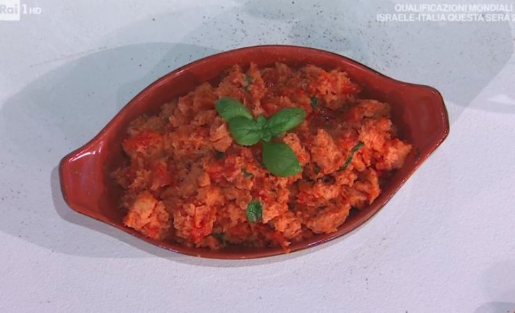 pappa al pomodoro rustica con basilico