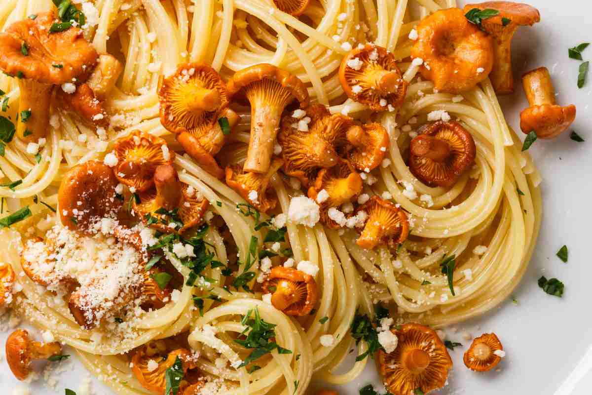 spaghetti ai funghi