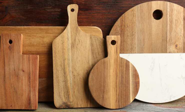 taglieri di legno diverse forme
