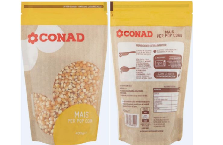 I popcorn Conad richiamati