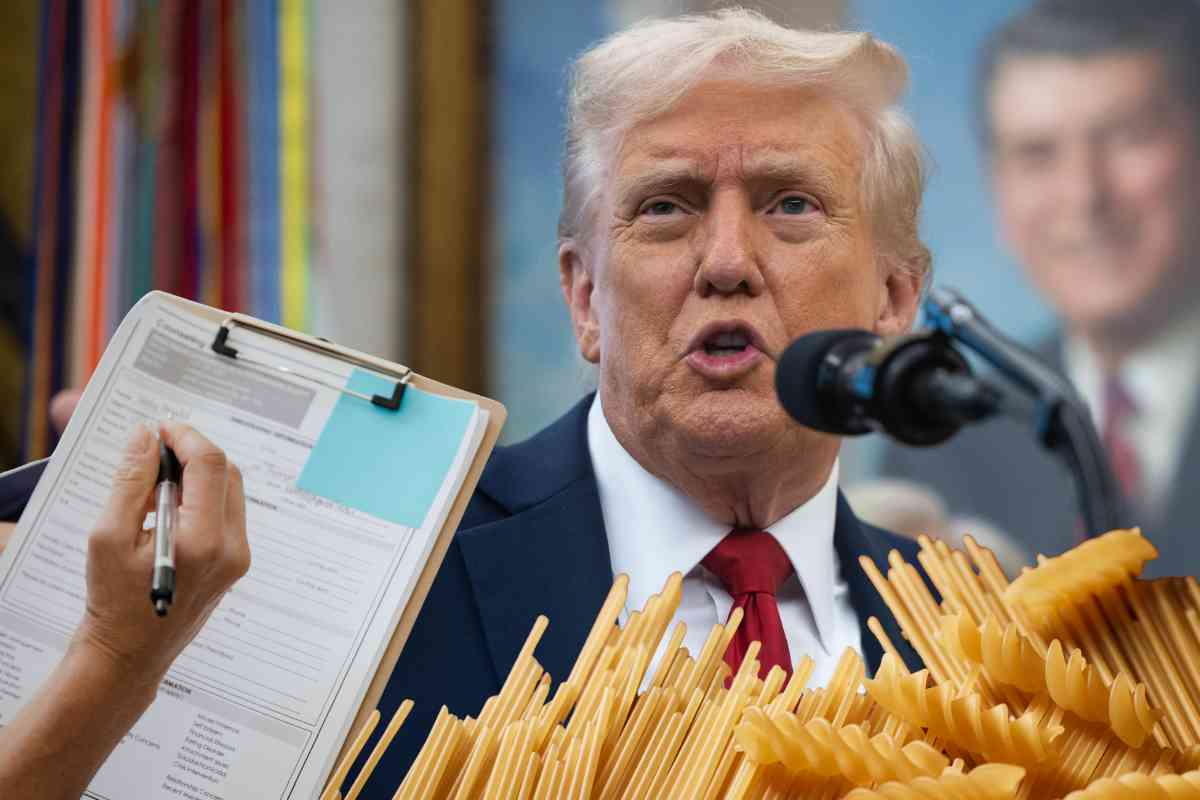 Donald Trump e della pasta