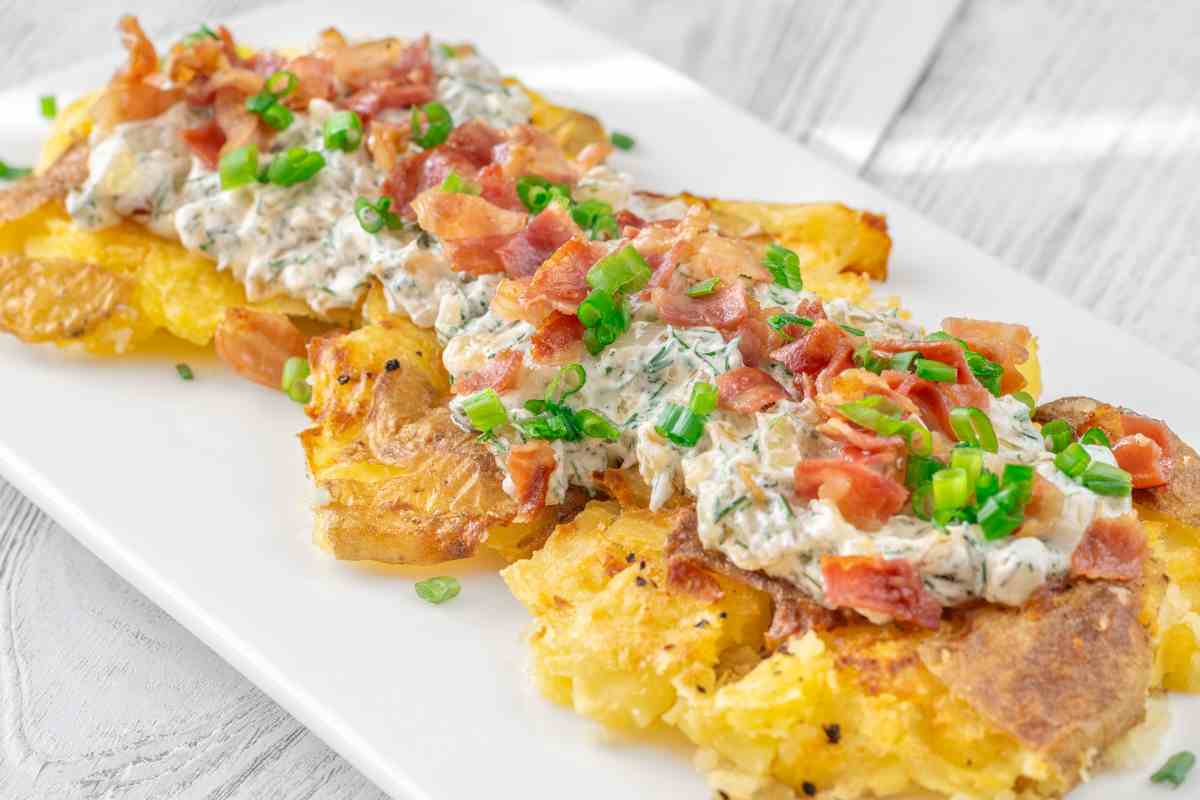 Antipasto di patate e formaggio