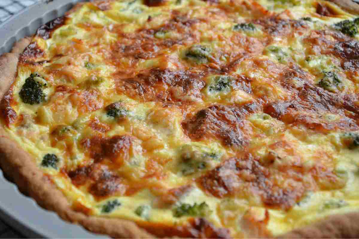 Quiche broccoli speck