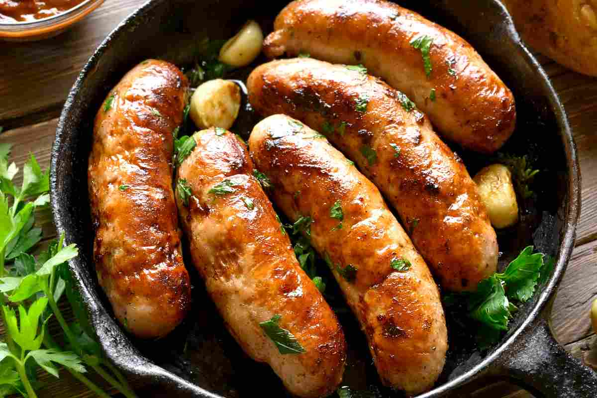 Salsicce cotte