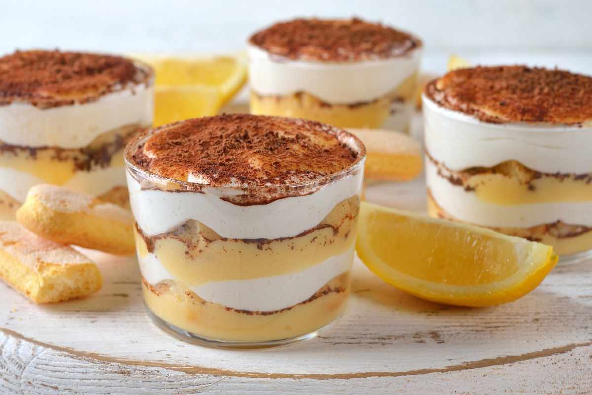 Tiramisù preparato con la zucca