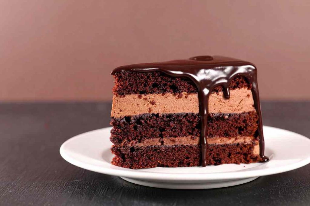 fetta di torta Trionfo al cioccolato