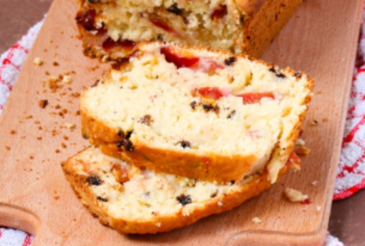 Fette di plumcake salato