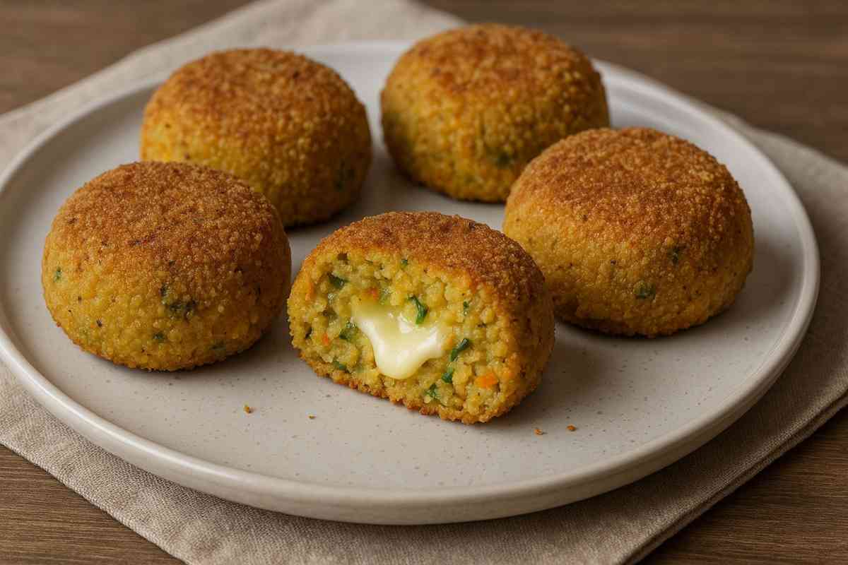 Crocchette di cous cous e verdure