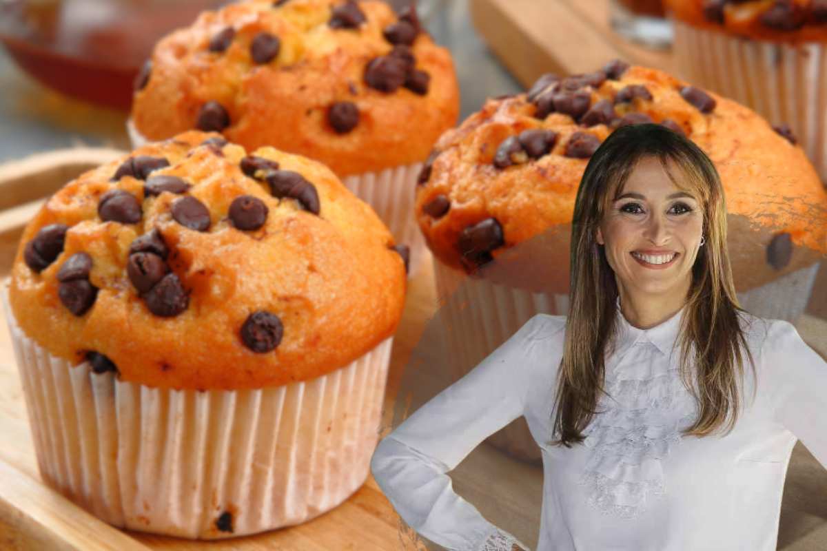muffin alla zucca con gocce di cioccolato e Benedetta Parodi