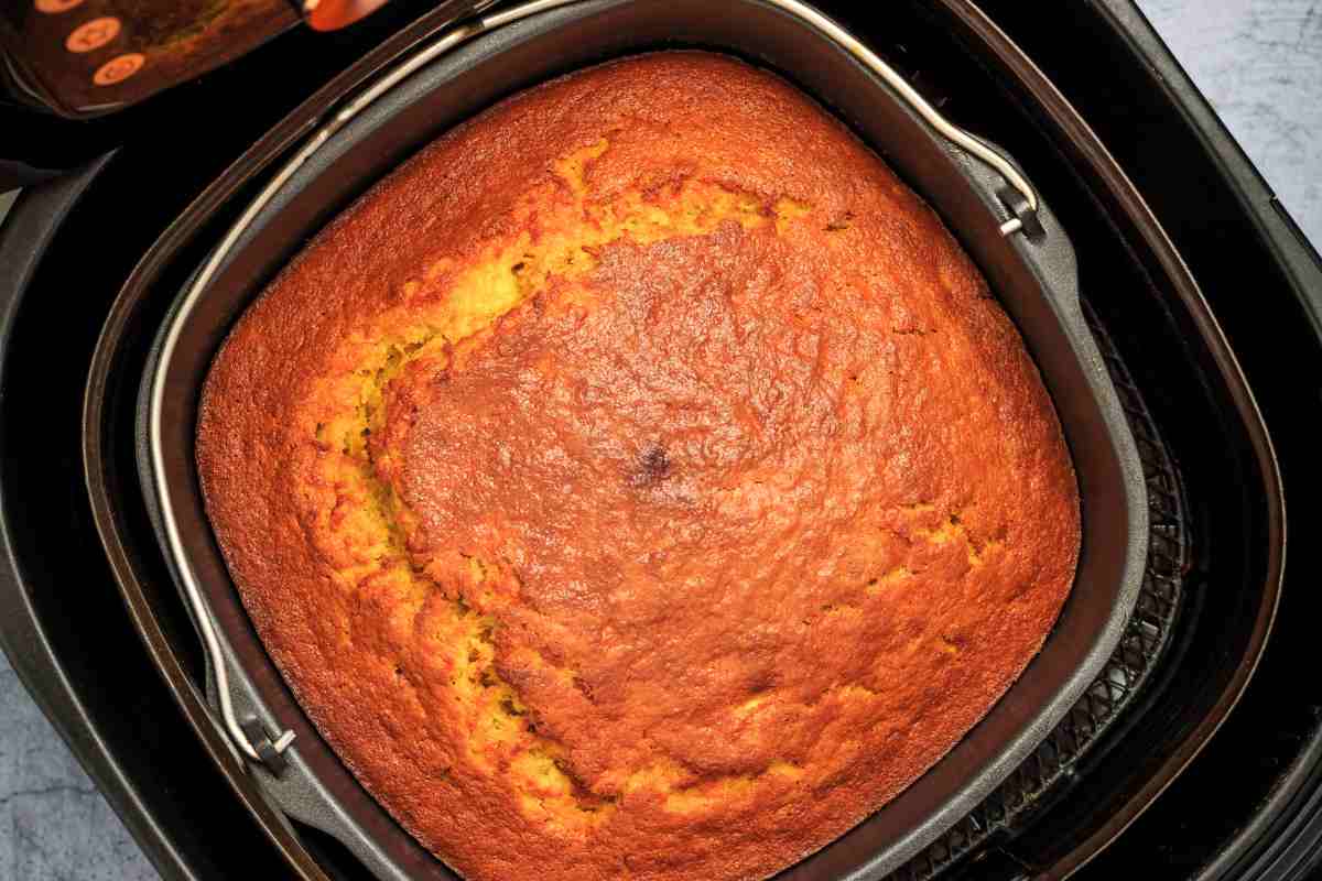 torta in friggitrice ad aria