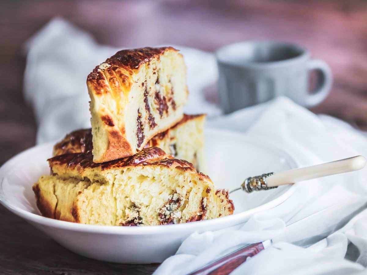 fette di dolce al cioccolato