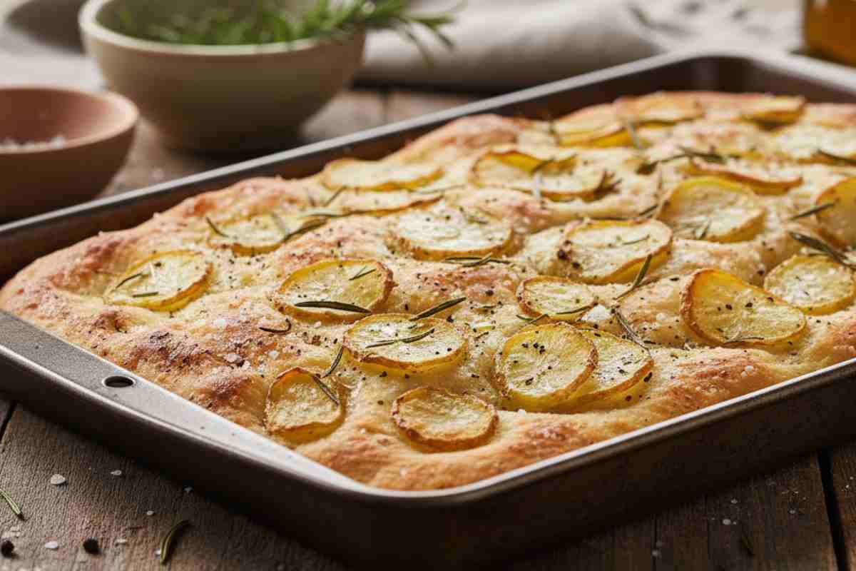 focaccia alle patate con rosmarino