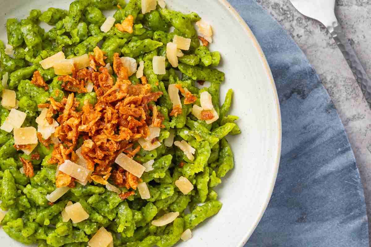 gnocchi verdi con pancetta