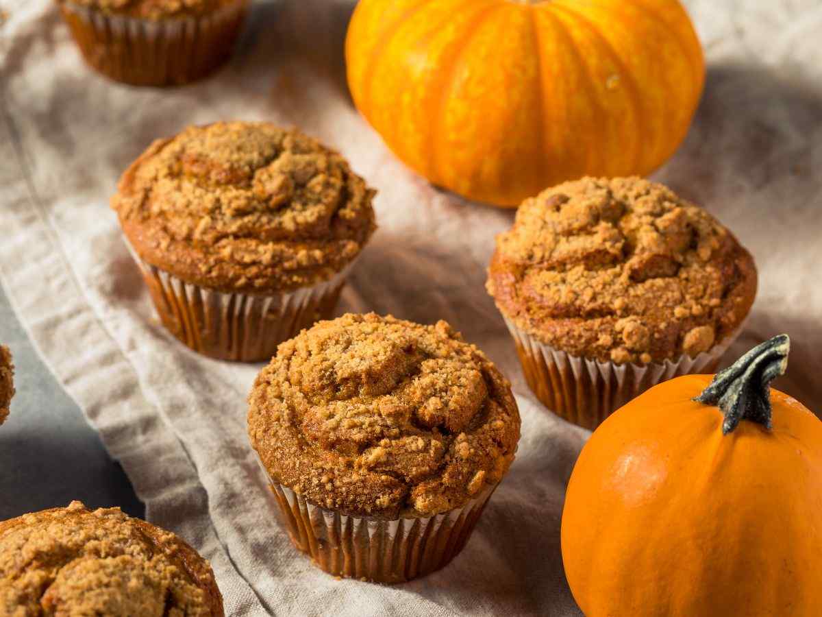 dei muffin alla zucca