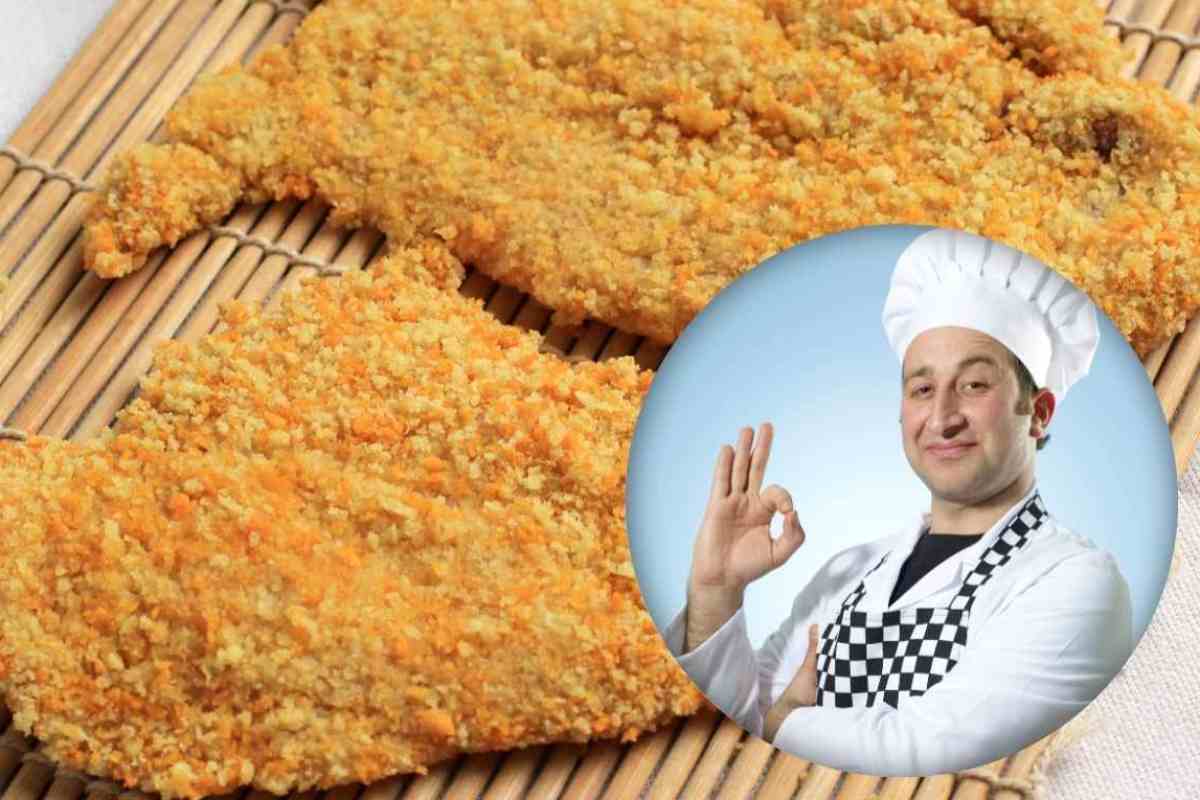 due cotolette e chef nel riquadro