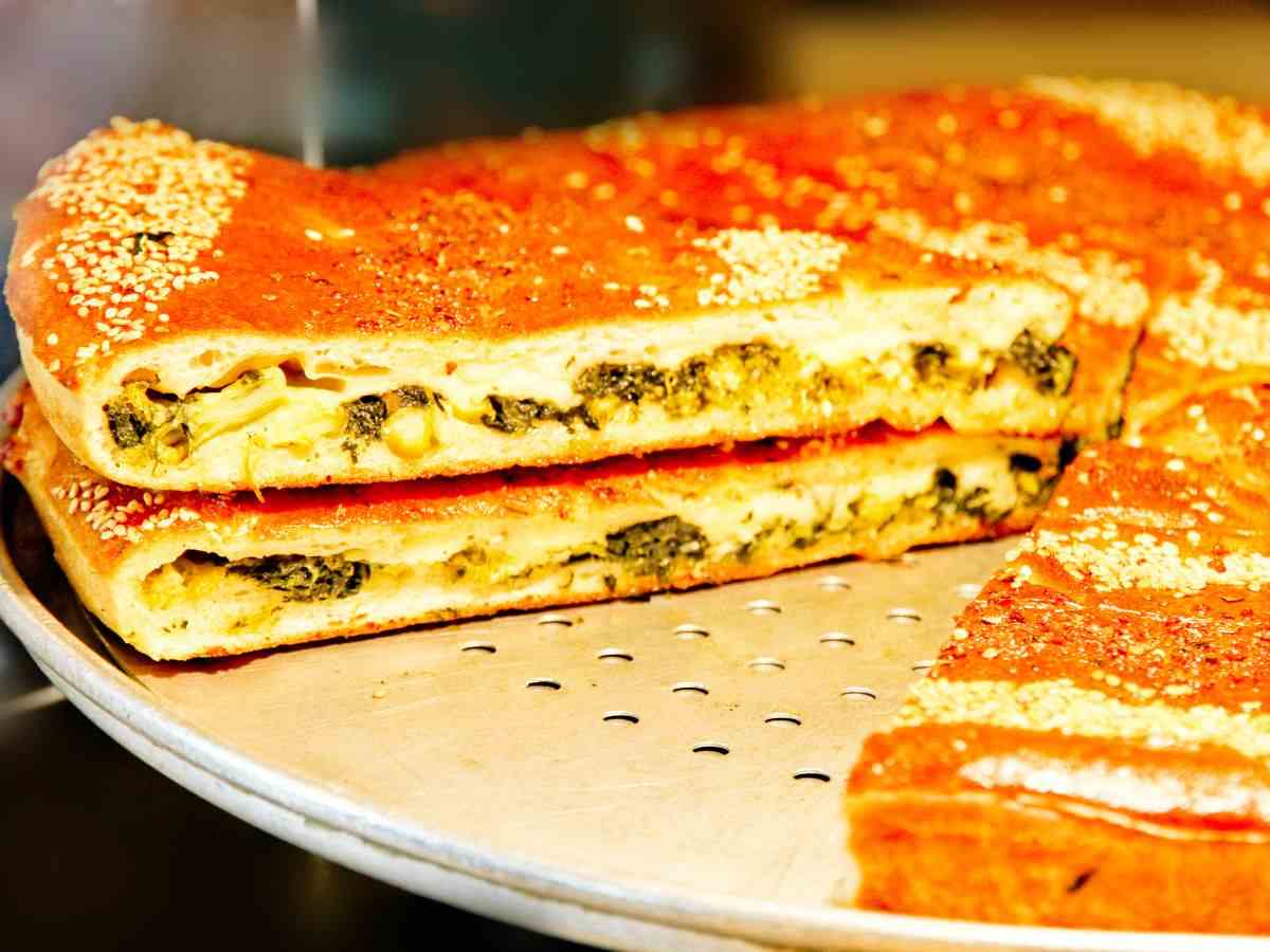 focaccia ripiena di broccoli